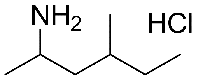 MC61297 1,3-Dimethylpentylamine hydrochloride 13803-74-2 1,3二甲基戊胺盐酸盐