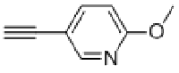 MC96154 Benzenemethanamine, 4-ethynyl- (9CI) 197844-23-8 5 - 乙炔基-2 - 甲氧基吡啶