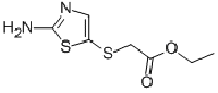 MC77253 ethyl 2-(2-aminothiazol-5-ylthio)acetate 859522-19-3 2-(2-氨基噻唑-5-硫基)乙酸乙酯