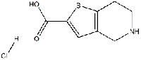 MC91556 4,5,6,7-Tetrahydrothieno[3,2-c]pyridine-2-carboxylic acid hydrochloride 116118-99-1 4,5,6,7-四氢噻吩并[3,2-c]吡啶-2-羧酸盐酸盐