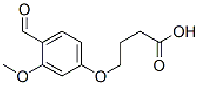 MC98270 4-(4-FORMYL-3-METHOXY-PHENOXY)-BUTYRIC ACID 309964-23-6 4-(3-甲氧基-4-甲酰基苯氧基)丁酸