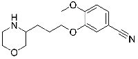 MC67429 3-(3-Morpholinylpropoxy)-4-Methoxybenzonitrile 675126-28-0 3-(3-吗啉丙氧基)-4-甲氧基苄腈