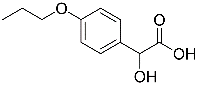 MC68158 2-Hydroxy-2-(4-Propoxyphenyl)Acetic Acid 79694-16-9 4-丙氧基扁桃酸