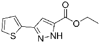 MC60816 Ethyl 3-(Thiophen-2-yl)-1H-pyrazole-5-carboxylate 121195-03-7 3-(噻吩-2-基)-1H-吡唑-5-羧酸乙酯