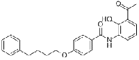 MC93463 3''-ACETYL-2''-HYDROXY-4-(4-PHENYLBUTOXY)BENZANILIDE 136450-06-1 3-[4-(4-苯基丁氧基)苯甲酰基氨基]-2-羟基苯乙酮