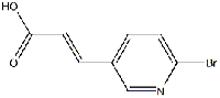 MC90492 3-(6-BroMopyridin-3-yl)acrylic acid 1035123-89-7 3-(6-溴吡啶-3-基)丙烯酸