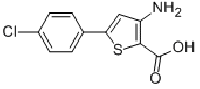 MC95836 3-amino-5-(4-chlorophenyl)-2-thiophenecarboxylic acid 187949-86-6 3-氨基-5-(4-氯苯基)-2-噻吩甲酸