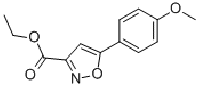 MC99422 ETHYL 5-(4-METHOXYPHENYL)ISOXAZOLE-3-CARBOXYLATE 376623-69-7 3-(4-甲氧苯基)异恶唑-5-甲酸乙酯