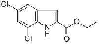 MC72602 5,7-DICHLORO-1H-INDOLE-2-CARBOXYLIC ACID ETHYL ESTER 4792-70-5 5,7-二氯-1H-吲哚-2-甲酸乙酯