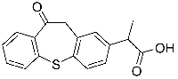 MC67853 10,11-Dihydro-Alpha-Methyl-10-Oxo-Dibenzo[b,f]Thiepin-2-Acetic Acid 74711-43-6 扎托布洛芬