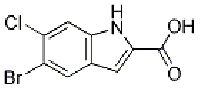 MC78840 5-Bromo-6-chloro-1H-indole-2-carboxylic acid 934660-16-9 5-溴-6-氯-1H-吲哚-2-羧酸