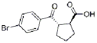 MC87557 (1S,2S)-2-(4-Bromobenzoyl)cyclopentanecarboxylic acid 959123-24-1 (1S,2S)-2-(4-溴苯甲酰基)环戊烷甲酸
