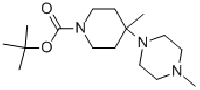 MC77322 1-Boc-4-methyl-4-(4-methylpiperazin-1-yl)piperidine 864369-94-8 1-BOC-4-甲基-4-(4-甲基哌嗪-1-基)哌啶