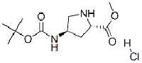 MC39713  (2S,4R)-4-叔丁氧羰基氨基吡咯烷-2-羧酸甲酯盐酸盐  [913742-54-8]