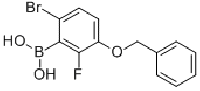 MC79220 3-(Benzyloxy)-6-bromo-2-fluorophenylboronic acid 957035-10-8 3-苄氧基-6-溴-2-氟苯硼酸