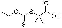 MC61149 2-((Ethoxythioxomethyl)thio)-2-methylpropanoic acid 133944-74-8 2-乙黄原酸基异丁酸