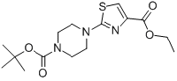 MC77387 Ethyl 2-(4-(tert-butoxycarbonyl)piperazin-1-yl)thiazole-4-carboxylate 867065-53-0 2-(4-(叔丁氧基羰基)哌嗪-1-基)噻唑-4-羧酸乙酯