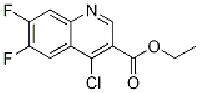 MC98398 ethyl 4-chloro-6,7-difluoroquinoline-3-carboxylate 318685-01-7 4-氯-6,7-二氟-3-喹啉羧酸乙酯