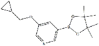 MC92645 3-(cyclopropylMethoxy)-5-(4,4,5,5-tetraMethyl-1,3,2-dioxaborolan-2-yl)pyridine 1257553-87-9 3-(环丙基甲氧基)-5-(4,4,5,5-四甲基-1,3,2-二氧杂环戊硼烷-2-基)吡啶