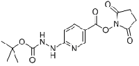 MC37303  SUCCINIMIDYL 6-BOC-HYDRAZINONICOTINATE  [133081-26-2]