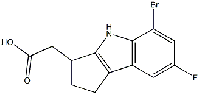MC38513  5-溴-7-氟-1,2,3,4-四氢环戊二烯并[B]吲哚-3-乙酸  [393509-23-4]