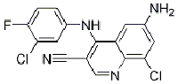MC87237 3-Quinolinecarbonitrile, 6-aMino-8-chloro-4-[(3-chloro-4-fluorophenyl)aMino]- 915364-18-0 6-氨基-8-氯-4-[(3-氯-4-氟苯基)氨基]-3-喹啉甲腈