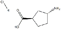 MC94776 (1R,3R)-3-AMinocyclopentanecarboxylic acid hydrochloride 1625682-44-1 (1R,3R)-3-AMinocyclopentanecarboxylic acid hydrochloride