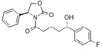 MC70530 (4S)-3-[(5R)-5-(4-FLUOROPHENYL)-5-HYDROXYPENTANOYL]-4-PHENYL-1,3-OXAZOLIDIN-2-ONE 189028-95-3 (4S)-3-[(5S)-5-(4-氟苯基)-5-羟基戊酰基]-4-苯基-1,3-氧氮杂环戊烷-2-酮