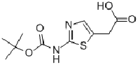 MC75779 5-Thiazoleacetic acid, 2-[[(1,1-dimethylethoxy)carbonyl]amino]- 723278-39-5 [2-[(叔丁氧羰基)氨基]-1,3-噻唑-5-基]乙酸