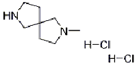 MC78424 2,7-Diazaspiro[4.4]nonane, 2-methyl-, dihydrochloride 91188-26-0 2-甲基-2,7-二氮杂螺[4.4]壬烷二盐酸盐