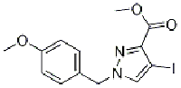 MC92691 Methyl 4-iodo-1-(4-Methoxybenzyl)-1H-pyrazole-3-carboxylate 1260656-58-3 4-碘-1-(4-甲氧基苄基)-1H-吡唑-3-羧酸甲酯