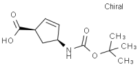 MC94315 (+)-(1R,4S)-N-Boc-4-Aminocyclopent-2-Enecarboxylic Acid 151907-80-1 (1R,4S)- N-BOC-4-氨基环戊-2-烯甲酸