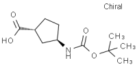 MC72658 (1R,3R)-N-Boc-1-Aminocyclopentane-3-Carboxylic Acid 489446-85-7 (1R,3R)-N-BOC-1-氨基环戊烷-3-甲酸