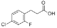 MC95320 3-(2-FLUORO-4-CHLORO-PHENYL)-PROPIONIC ACID 174603-48-6 3-(2-氟-4-氯苯基)-丙酸