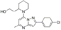 MC39389  2-(1-(2-(4-chlorophenyl)-5-Methylpyrazolo[1,5-a]pyriMidin-7-yl)piperidin-2-yl)ethanol  [841253-81-4]