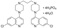 MC65327 Piperaquine tetraphosphate tetrahydrate 4085-31-8 磷酸哌喹