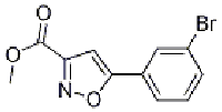 MC76008 Methyl 5-(3-Bromophenyl)isoxazole-3-carboxylate 745078-74-4 5-(3-溴苯基)异噁唑-3-甲酸甲酯