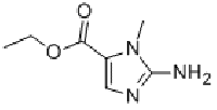 MC83979 2-AMINO-3-METHYL-3H-IMIDAZOLE-4-CARBOXYLIC ACID ETHYL ESTER 177760-04-2 2-氨基-1-甲基-1H-咪唑-5-羧酸乙酯