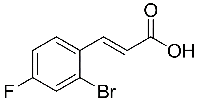 MC64167 2-Bromo-4-Fluorocinnamic Acid 289038-17-1 2-溴-4-氟肉桂酸