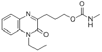 MC82978 3-(3-oxo-4-propyl-quinoxalin-2-yl)propyl N-methylcarbamate 135779-82-7 3-(3-oxo-4-propyl-quinoxalin-2-yl)propyl N-methylcarbamate
