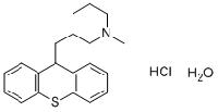 MC75615 1-methyl-3-(9H-thioxanthen-9-ylmethyl)piperidine 7081-40-5 1-甲基-3-(9H-噻吨-9-甲基)哌啶盐酸盐一水合物