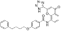 MC60198 4-Oxo-8-(4-(4-Phenylbutoxy)Benzoylamino)-2-(Tetrazol-5-yl)-4H-1-Benzopyran 103177-37-3 普仑司特