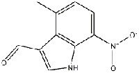 MC38289  4-methyl-7-nitro-1H-indole-3-carbaldehyde  [289483-81-4]