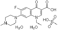 MC80384 Pefloxacin mesylate dihydrate 149676-40-4 甲磺酸培氟沙星二水合物