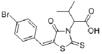 MC81452 BH3I-1 300817-68-9 5-(p-Bromobenzylidine)-α-isopropyl-4-oxo-2-thioxo-3-thiozolidineacetic acid