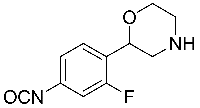 MC63464 (3-fluoro-4-(Morpholinyl)phenyl)isocyanate 224323-51-7 3-氟-4-吗啉基苯基异氰酸酯