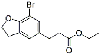 MC84227 Ethyl 3-(7-Bromo-2,3-dihydro-1-benzofuran-5-yl)propanoate 196597-67-8 Ethyl 3-(7-Bromo-2,3-dihydro-1-benzofuran-5-yl)propanoate