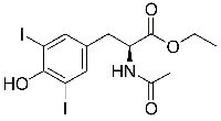 MC63385 N-Acetyl-3,5-diiodo-L-tyrosine ethyl ester 21959-36-4 N-乙酰基-3,5-二碘-L-酪氨酸乙酯