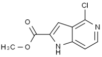 MC75354 Methyl 4-chloro-5-azaindole-2-carboxylate 688357-19-9 Methyl 4-chloro-5-azaindole-2-carboxylate