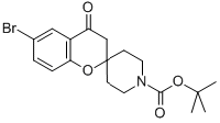 MC75379 TERT-BUTYL6-BROMO-4-OXO-3,4-DIHYDRO-1'H-SPIRO[CHROMENE-2,4'-PIPERIDINE!-1'-CARBOXY 690632-38-3 6-溴-4-氧代螺[苯并二氢吡喃-2,4-哌啶]-1-羧酸叔丁酯